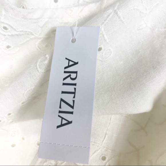 NWT Sunday Best Oregold Dress Embroidered babydoll dress - Size S WHITE - Picture 4 of 4